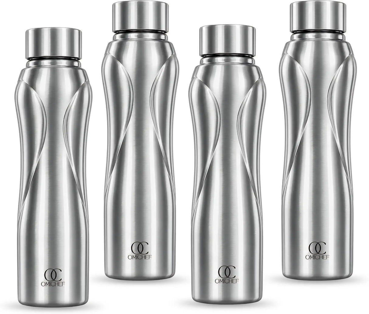Omichef Blaze Stainless Steel Single Wall Fridge Water Bottle – 1000 ML