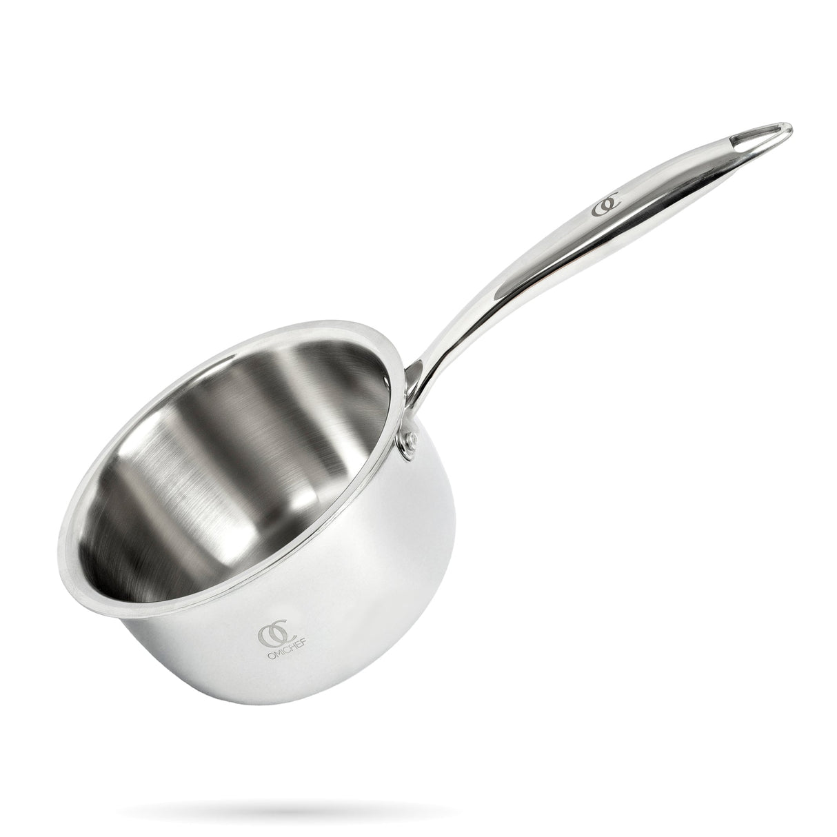 TRIMAX Triply Saucepan Set with Free Spatula- Premium Quality OmiChef