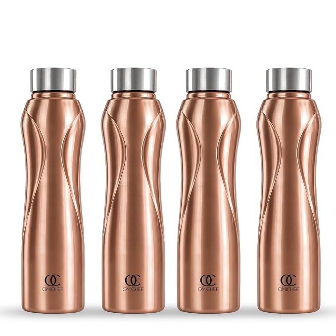 Omichef Blaze Stainless Steel Single Wall Fridge Water Bottle – 1000 ML