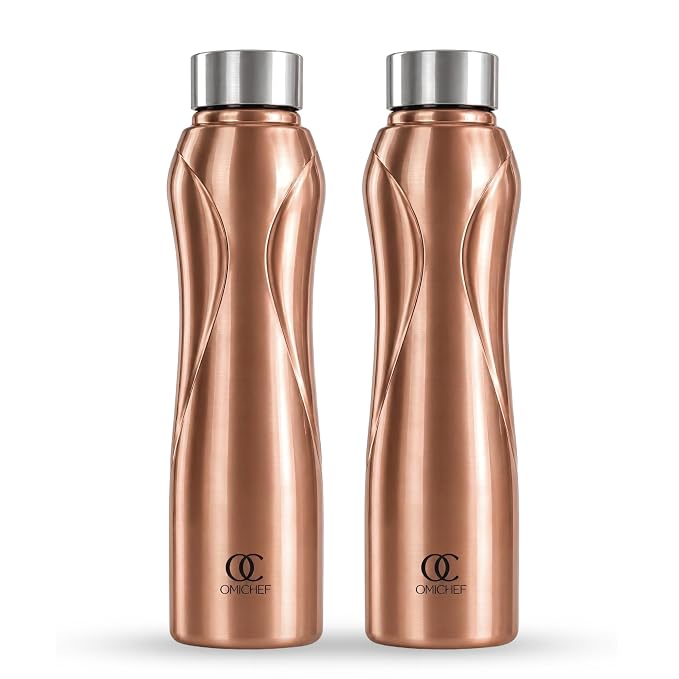 Omichef Blaze Stainless Steel Single Wall Fridge Water Bottle – 1000 ML