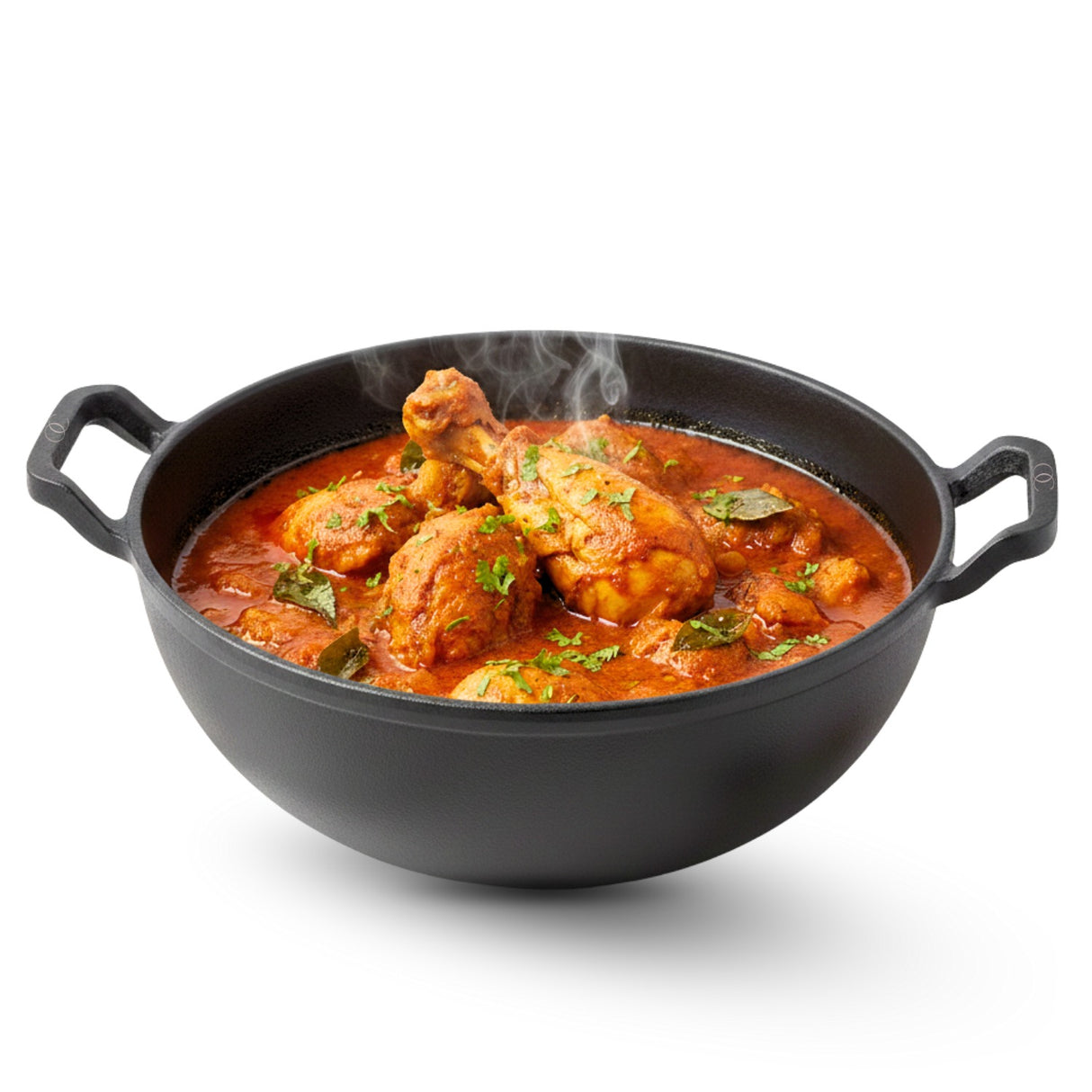 Premium Cast Iron Kadai for Cooking | Heavy-Duty Iron Kadhai for Frying & Curry | Deep, Durable & Even-Heating Cookware