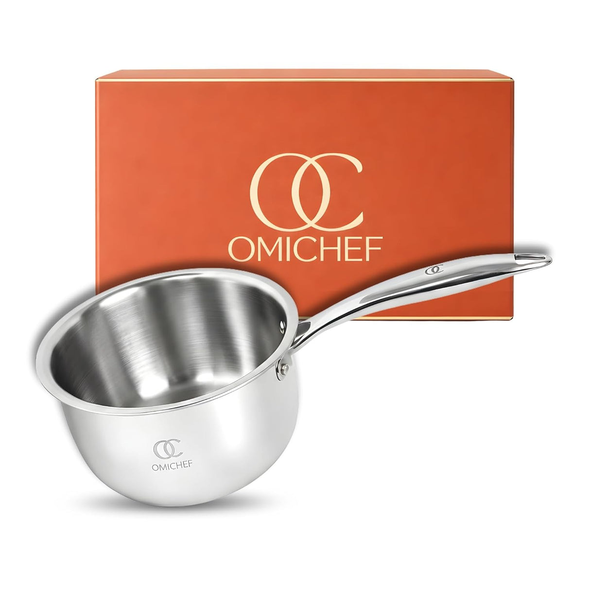 TRIMAX Triply Saucepan with Ergonomic Handle | Free Spatula- Premium Quality