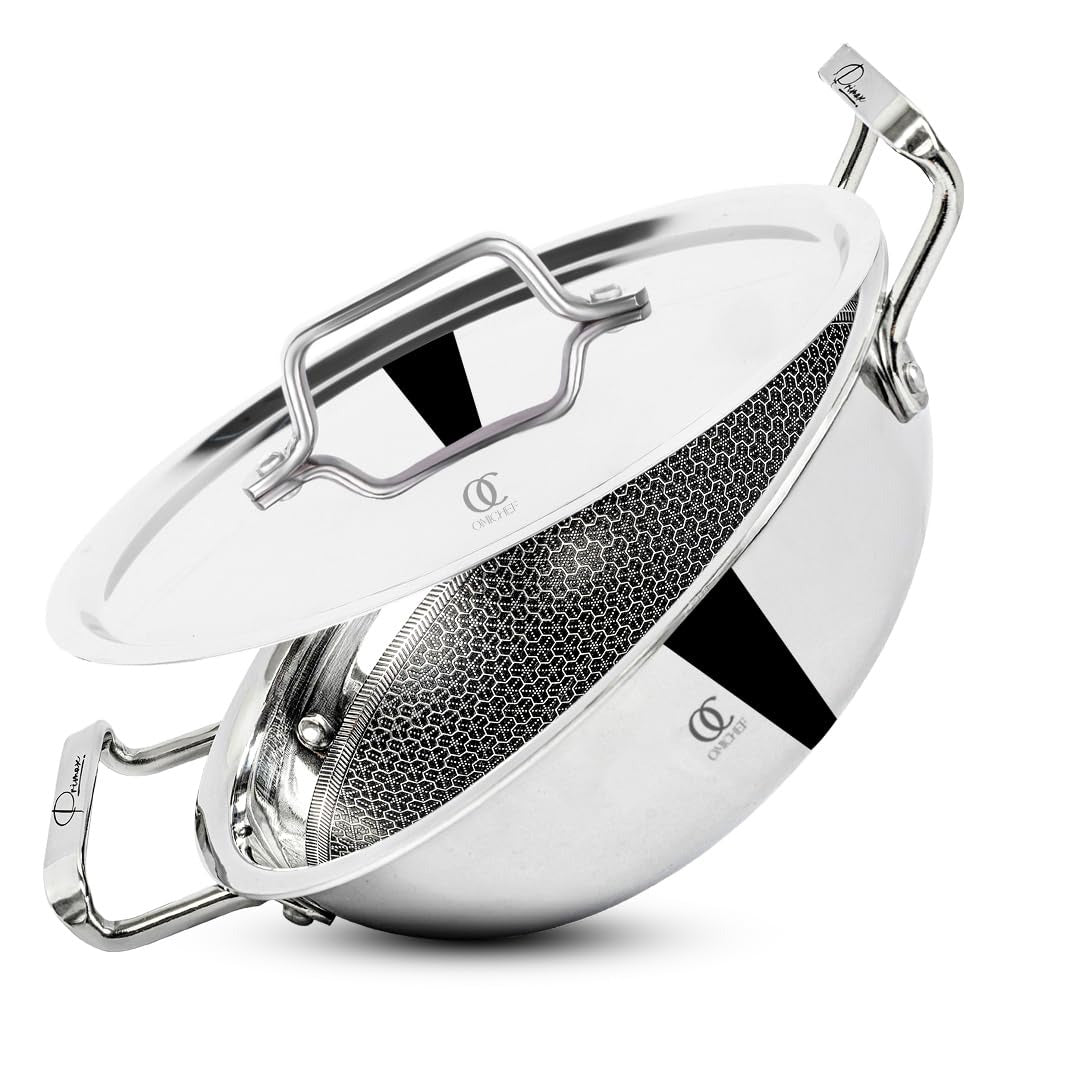 FLEX Triply HoneyComb Kadai with Free Spatula