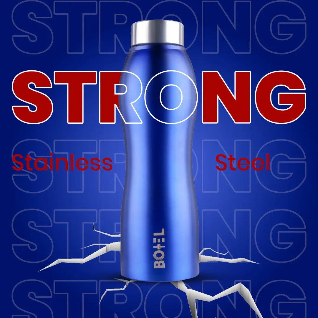 UniSteel Curvy Fridge Bottle- Capacity 1 Litre OmiChef