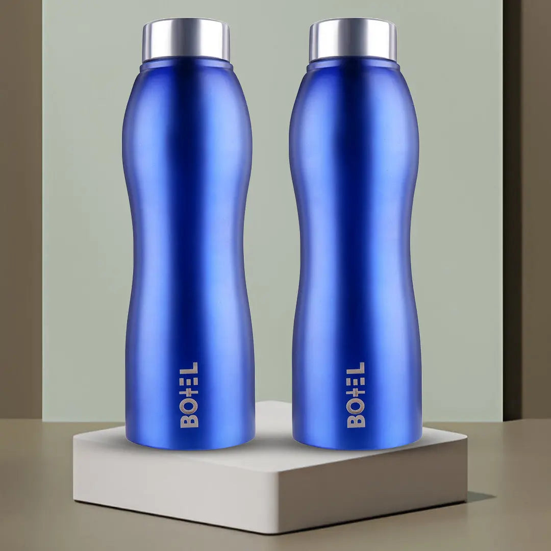 UniSteel Curvy Fridge Bottle- Capacity 1 Litre OmiChef
