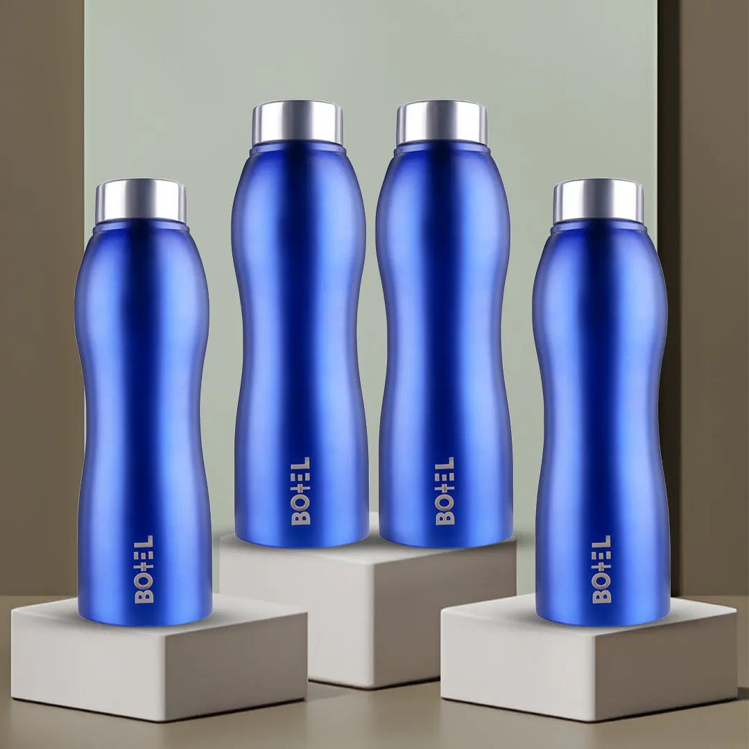 UniSteel Curvy Fridge Bottle- Capacity 1 Litre OmiChef