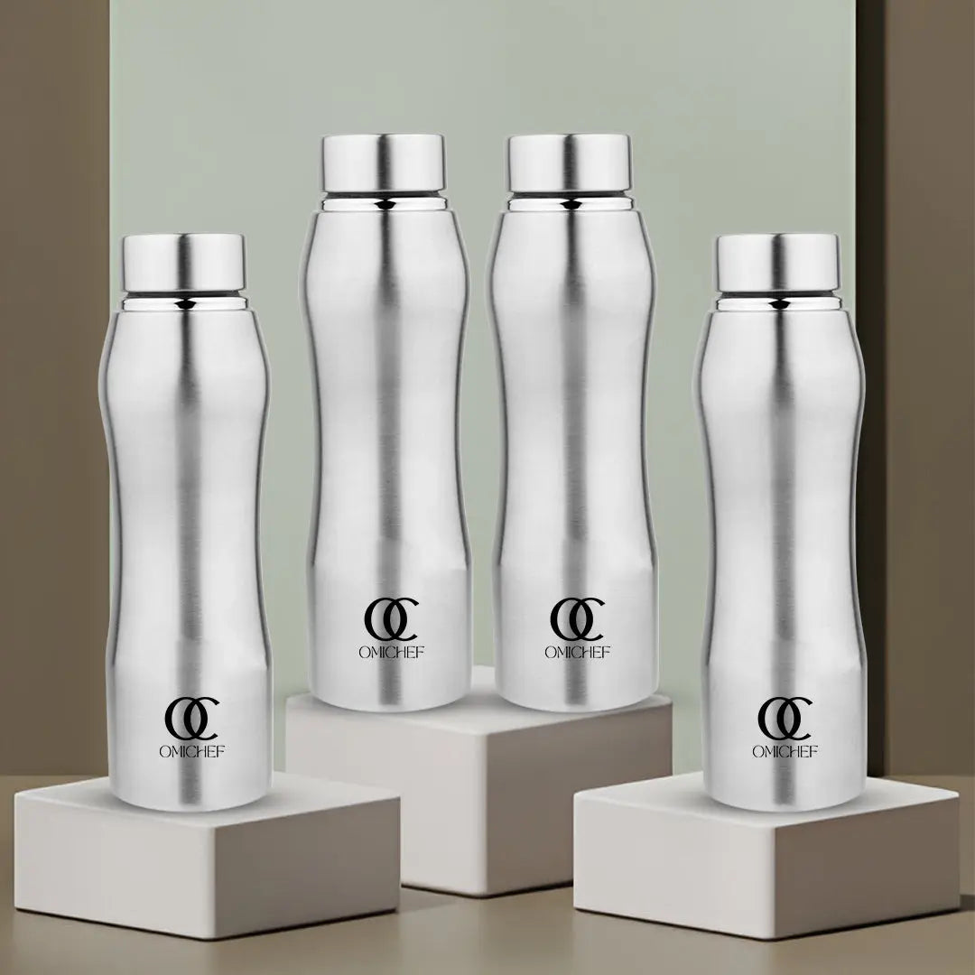 UniSteel Curvy Fridge Bottle- Capacity 1 Litre OmiChef