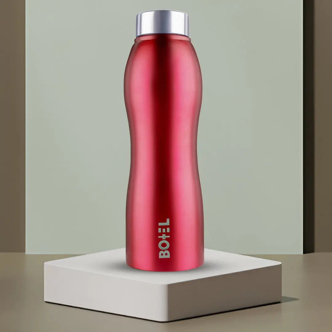 UniSteel Curvy Fridge Bottle- Capacity 1 Litre OmiChef