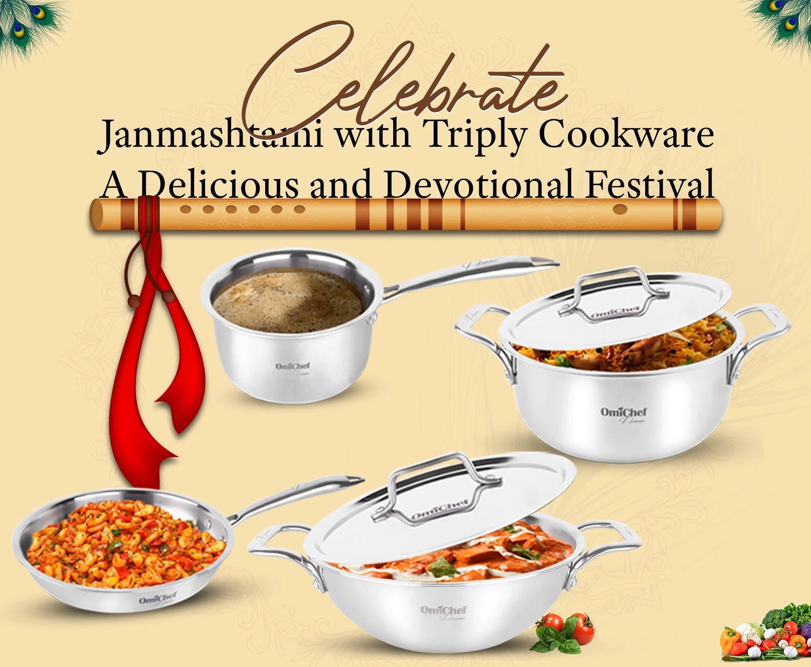 Celebrate Janmashtami with Triply Cookware