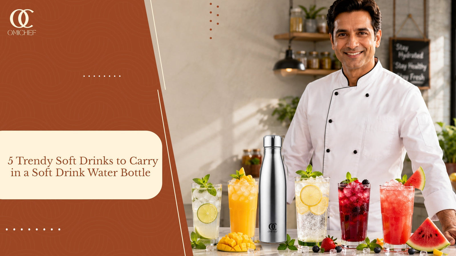 5 Trendy Soft Drinks to Carry in a Soft Drink Water Bottle