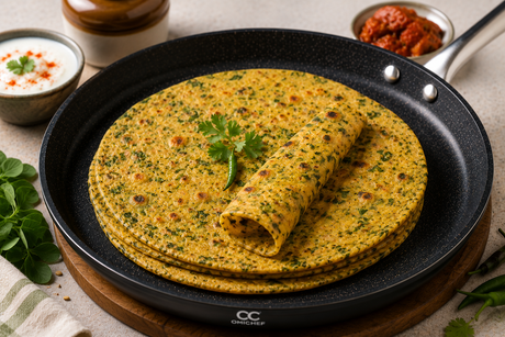 Soft Methi Thepla Recipe