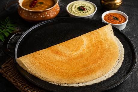 Crispy Plain Dosa Recipe