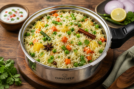 Perfect Vegetable Pulao For Quick Family Lunch Meals