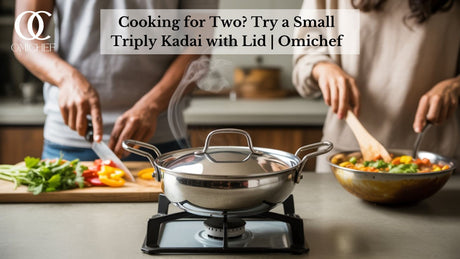 Small Triply Kadai with Lid