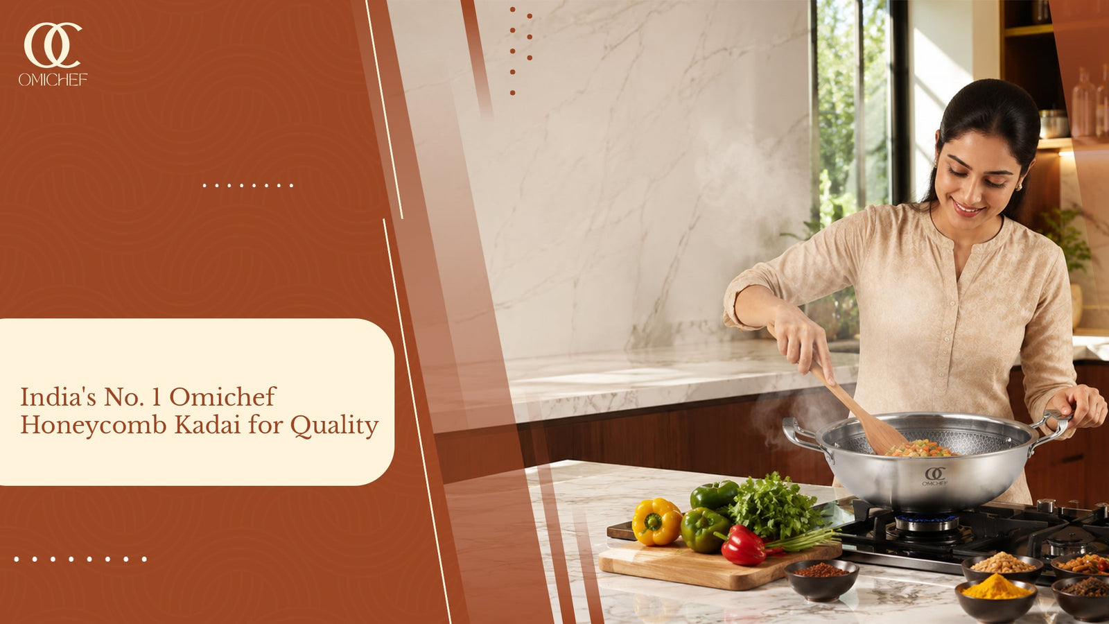 India's No. 1 Omichef Honeycomb Kadai for Quality