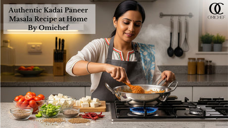 Authentic Kadai Paneer Masala Recipe at Home By Omichef