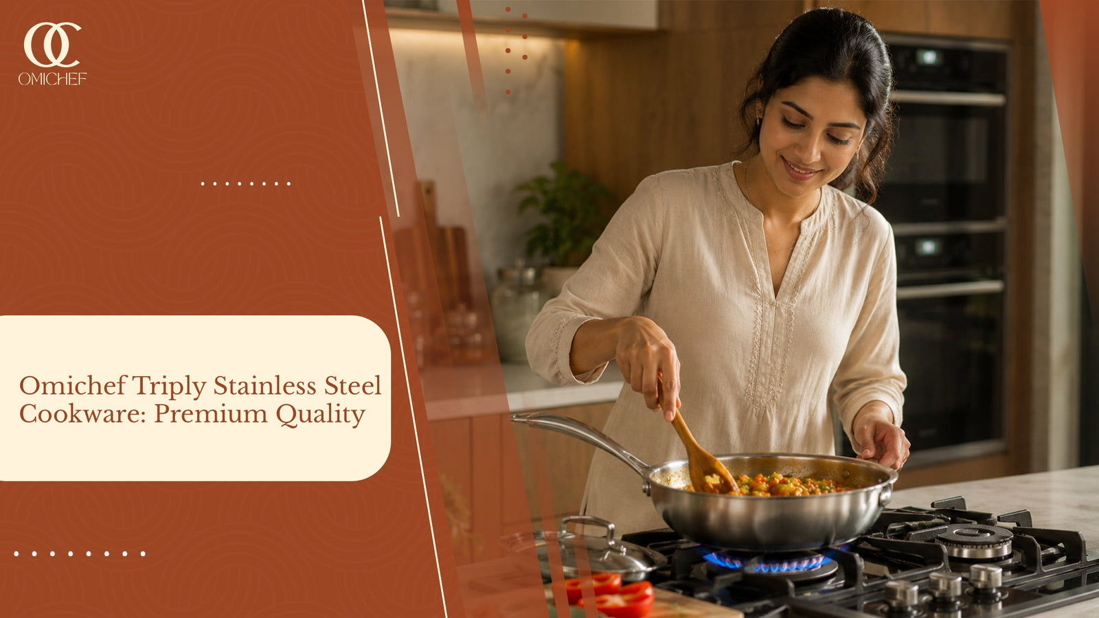 Omichef Triply Stainless Steel Cookware: Premium Quality
