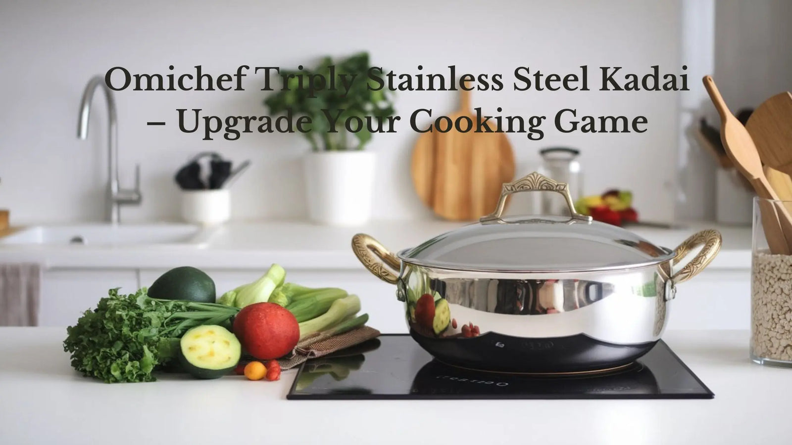 Triply Stainless Steel Kadai 