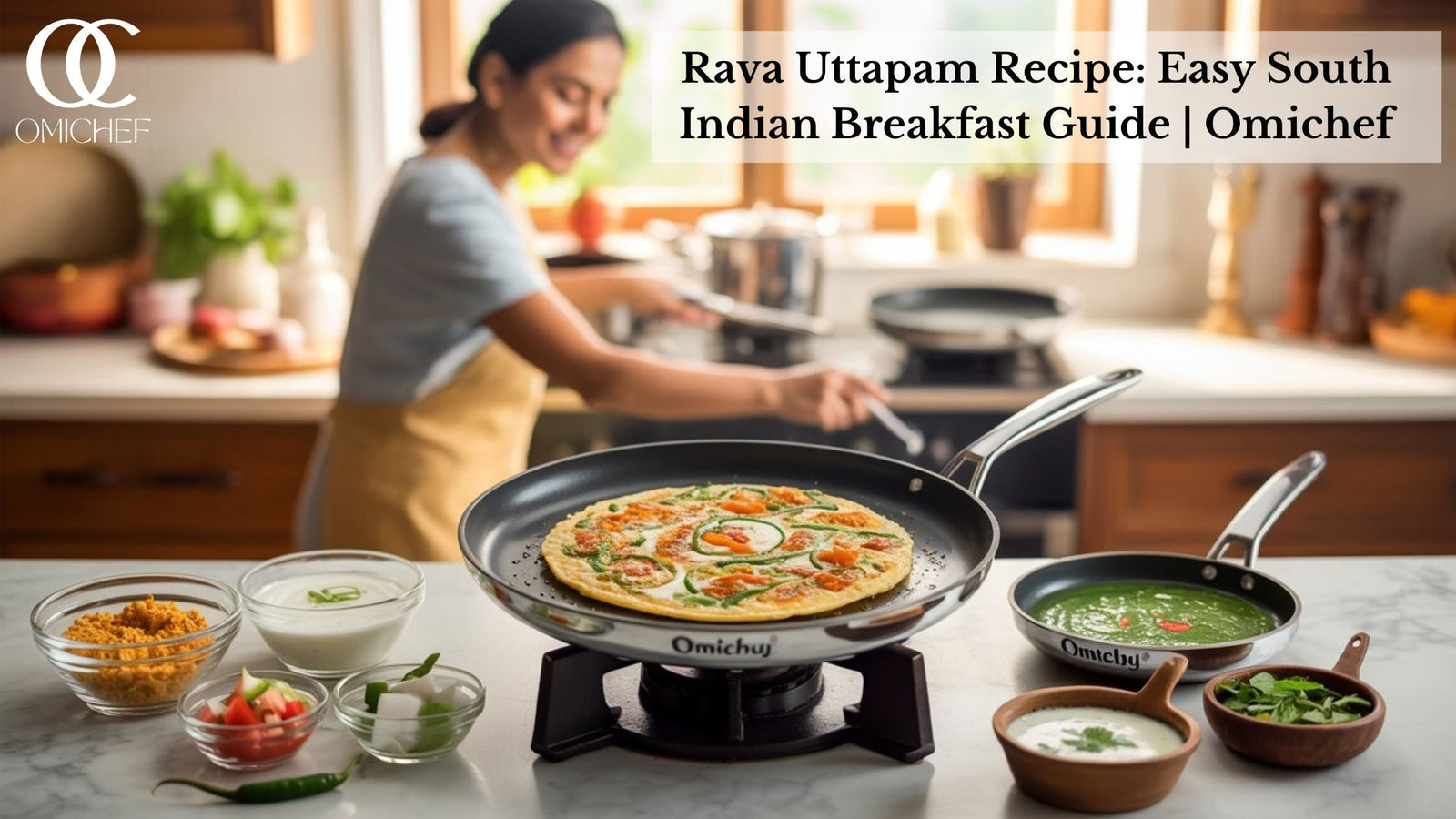 Rava Uttapam Recipe