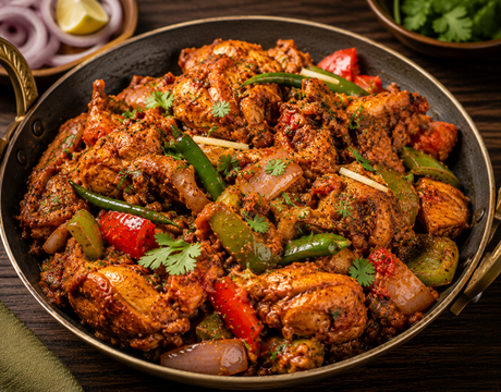 Chicken Kadhai (Restaurant Style)