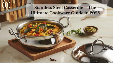 stainless steel casserole