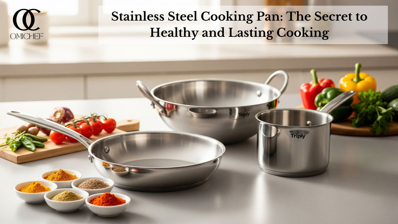 stainless steel cooking pan