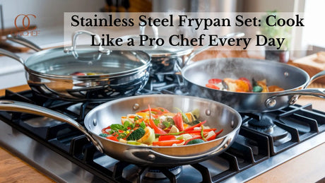 Stainless Steel Frypan Set