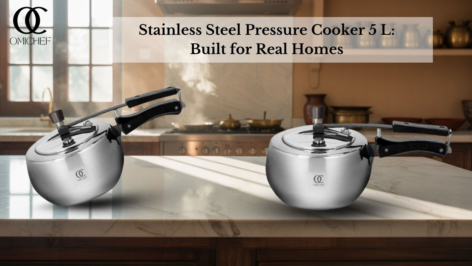 Stainless Steel Pressure Cooker 5 L