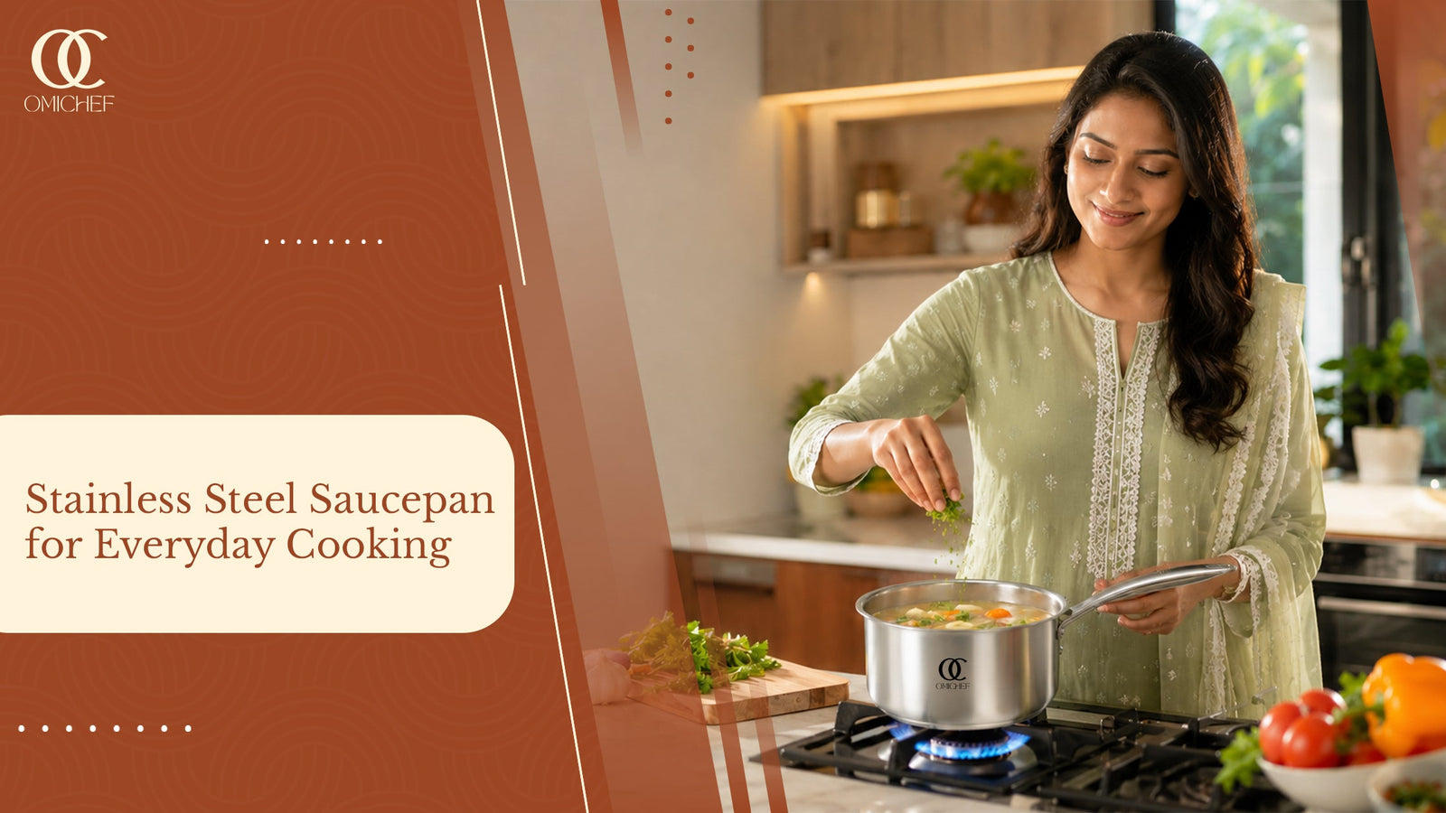 Stainless Steel Saucepan for Everyday Cooking 