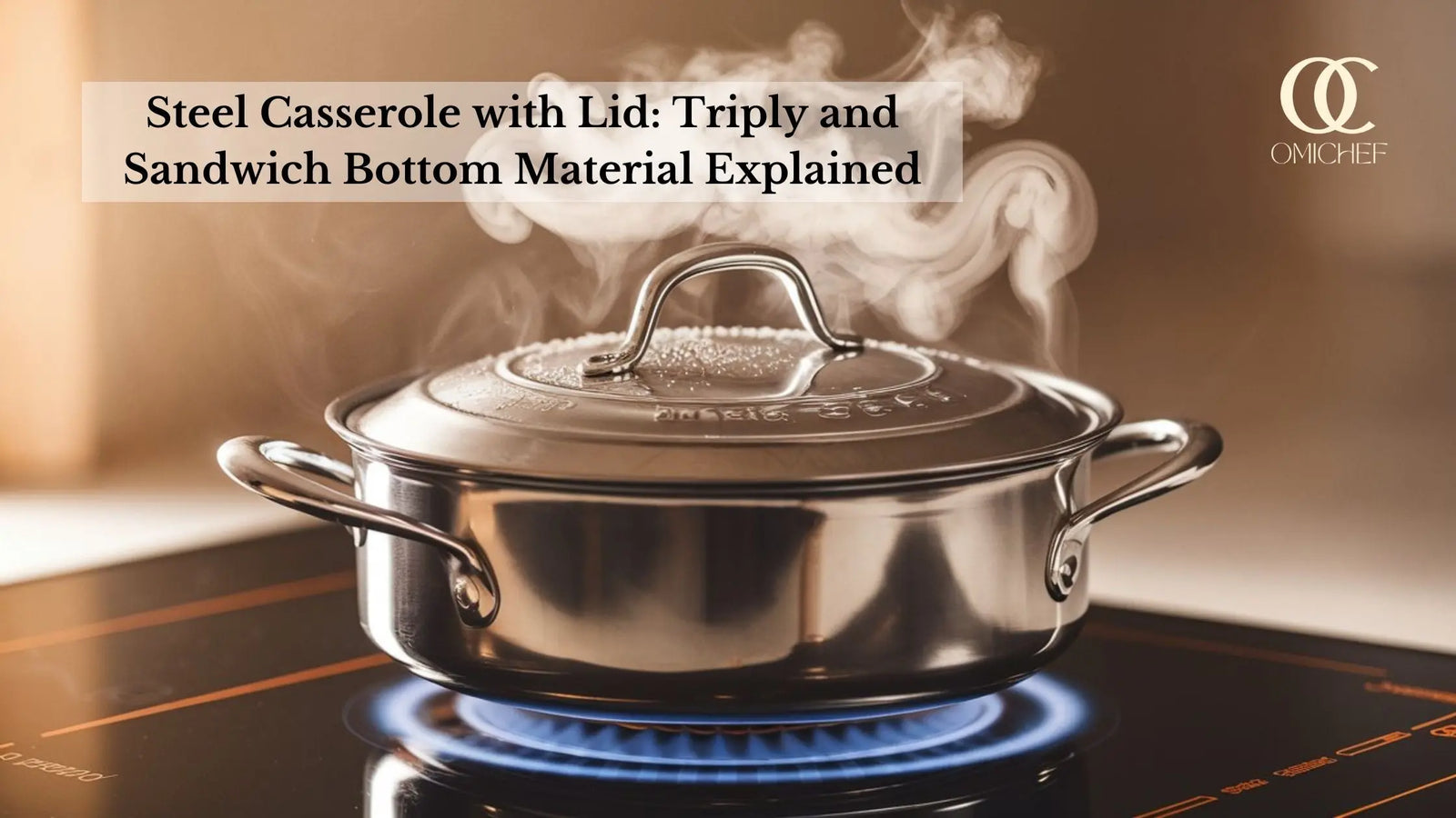Steel Casserole with Lid
