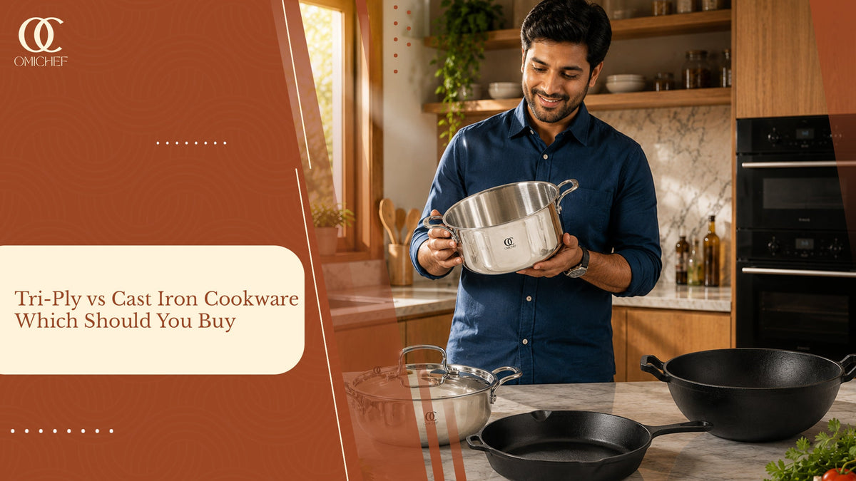 Tri-Ply vs Cast Iron Cookware: Which Should You Buy?