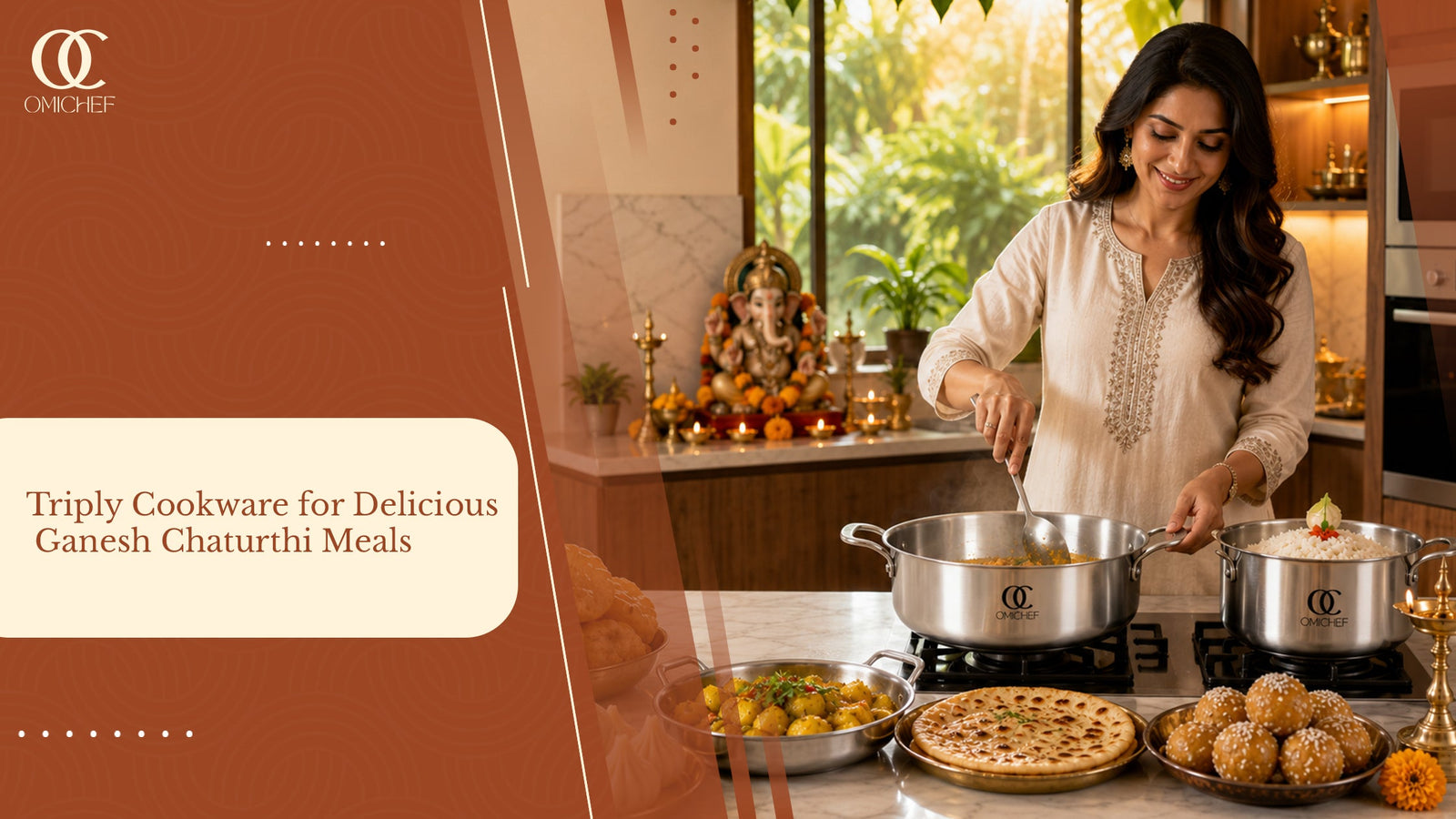 Triply Cookware for Delicious Ganesh Chaturthi Meals 