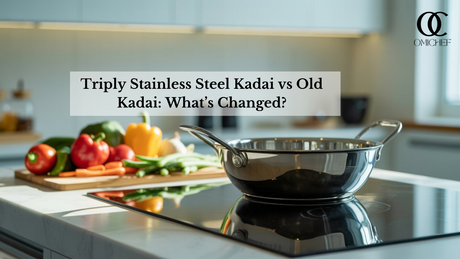 Triply Stainless Steel Kadai