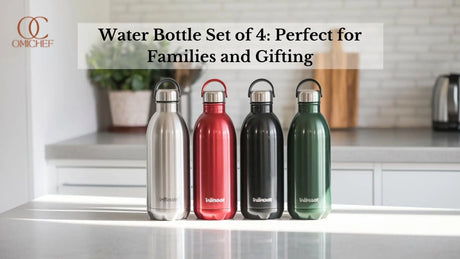 water bottle set of 4