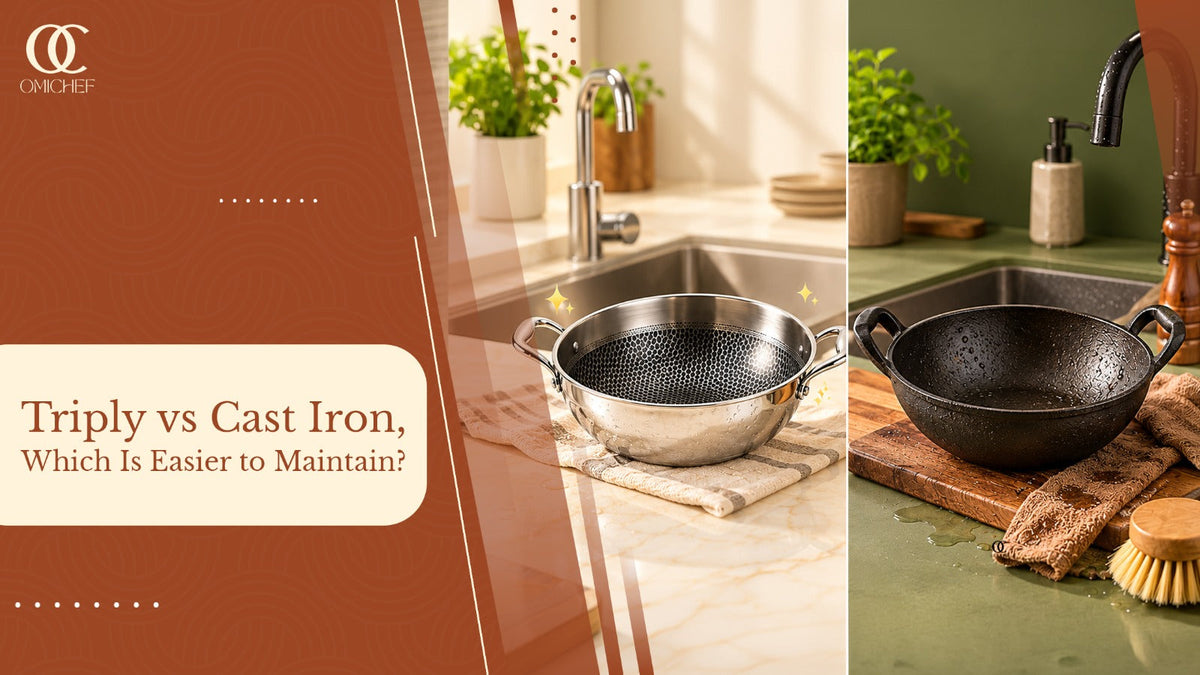 Triply vs Cast Iron, Which Is Easier to Maintain? | Omichef