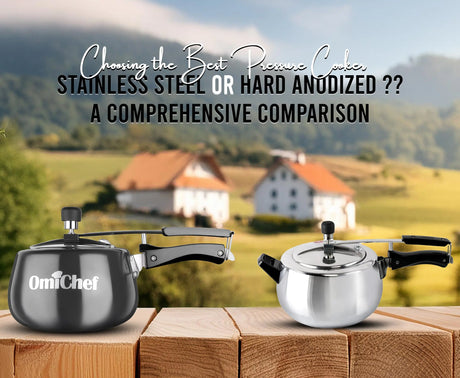 Stainless Steel or Hard Anodized