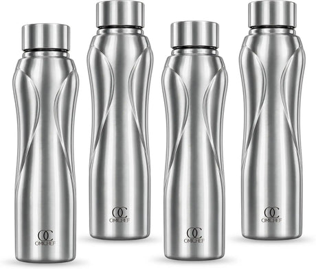 Omichef Blaze Stainless Steel Single Wall Fridge Water Bottle – 1000 ML