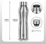 Omichef Blaze Stainless Steel Single Wall Fridge Water Bottle – 1000 ML