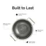 FLEX Triply HoneyComb Kadai with Free Spatula OmiChef