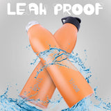 Vergo Stainless Steel Sports Water Bottle | Single Wall | 1 Litre | Pack Of 6 BOTTEL