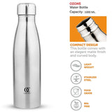 UniSteel Ozone Fridge Bottle- Capacity 1 Litre OmiChef