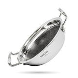 FLEX Triply HoneyComb Kadai with Free Spatula OmiChef