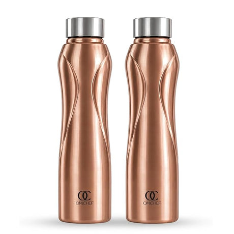 Omichef Blaze Stainless Steel Single Wall Fridge Water Bottle – 1000 ML