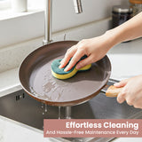 Ceramic Cookware Non Stick Set Combo | ISI Certified Kadai, Frypan & Tawa – Biscuit Color