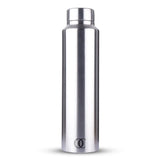 Aquapro Stainless Steel Fridge Water Bottle | Single Wall | Silver | Capacity 1 Litre OmiChef