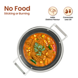 Triply Stainless Steel Honeycomb Kadhai With Steel Lid 1.7L/2.1L/3L/4L/5L, Premium Quality, 3 Layer Thick Body, 100% Toxin-free, Non-stick, Induction & Gas