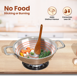TRIMAX Triply Cookware Kadhai-Frypan Combo Cookware Set with Free Spatula -Premium Quality OmiChef