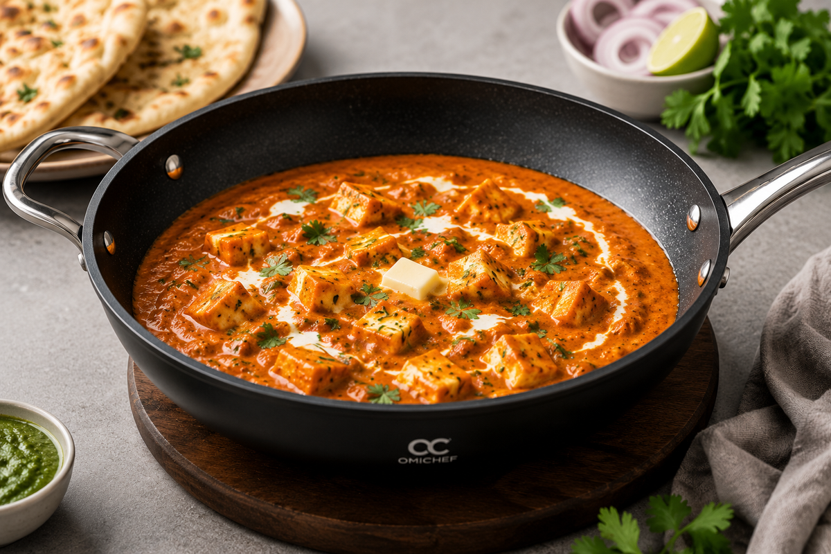 Paneer Butter Masala in Non Stick Triply Kadai