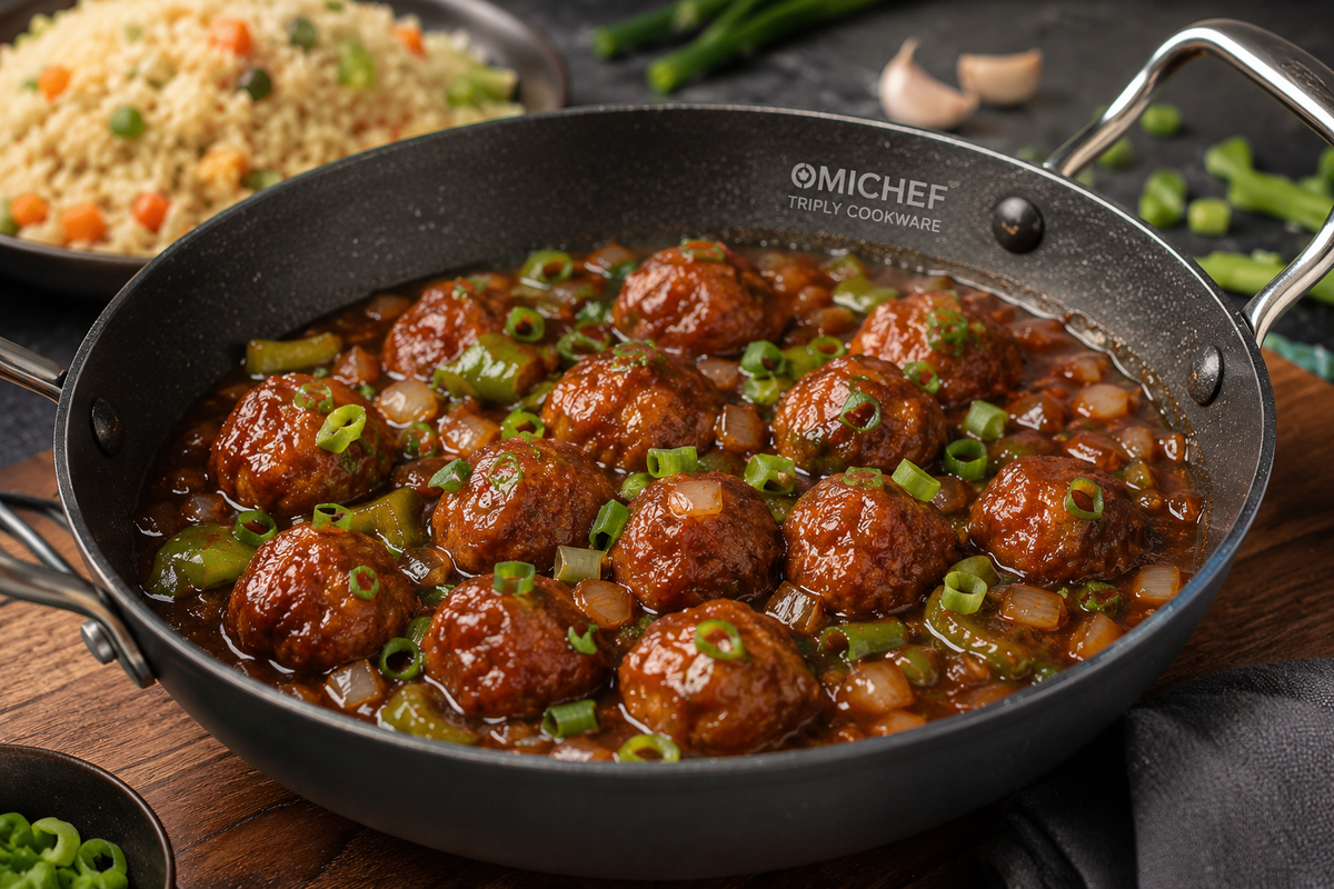 Crispy Veg Manchurian Gravy