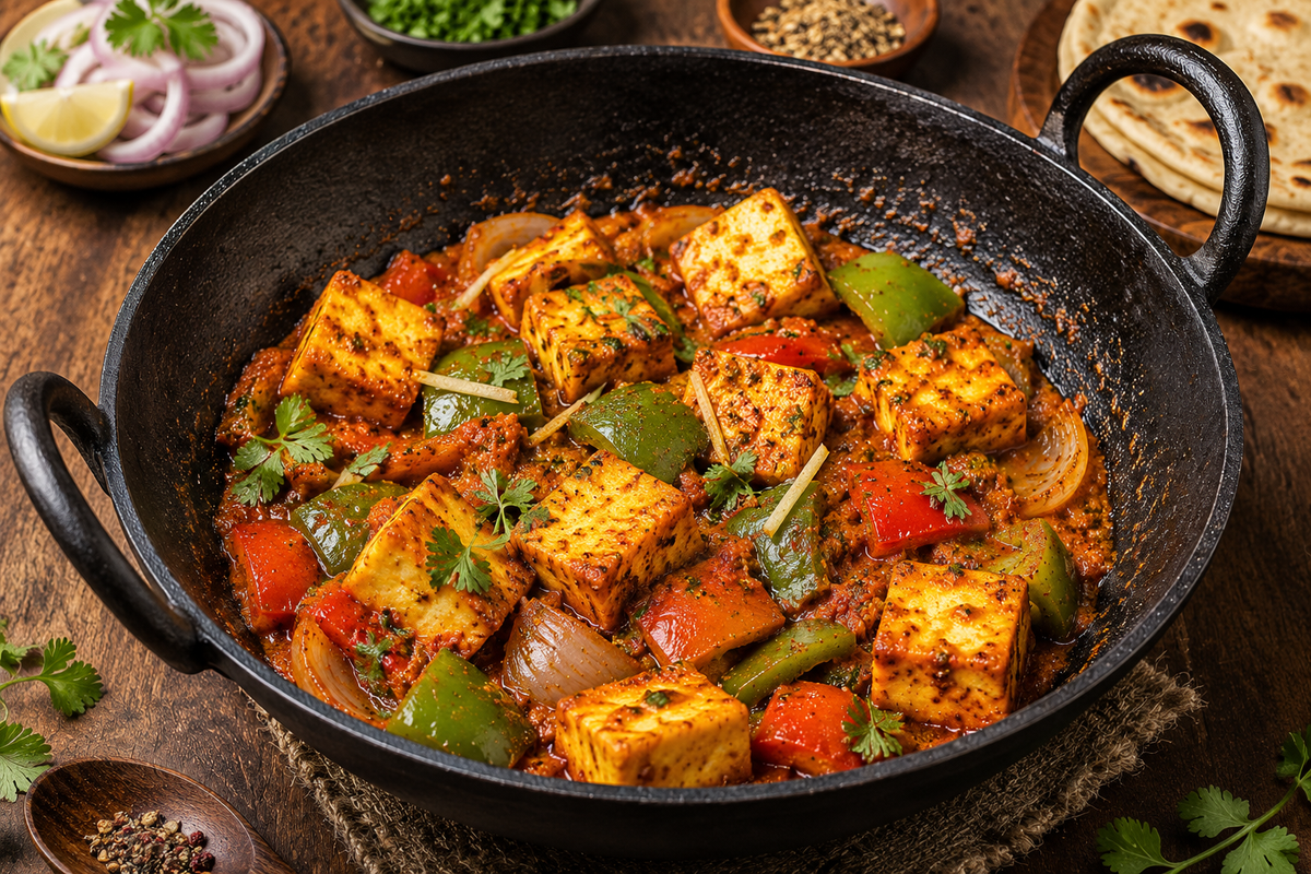 Restaurant Style Kadai Paneer Recipe for Rich Homemade Flavor
